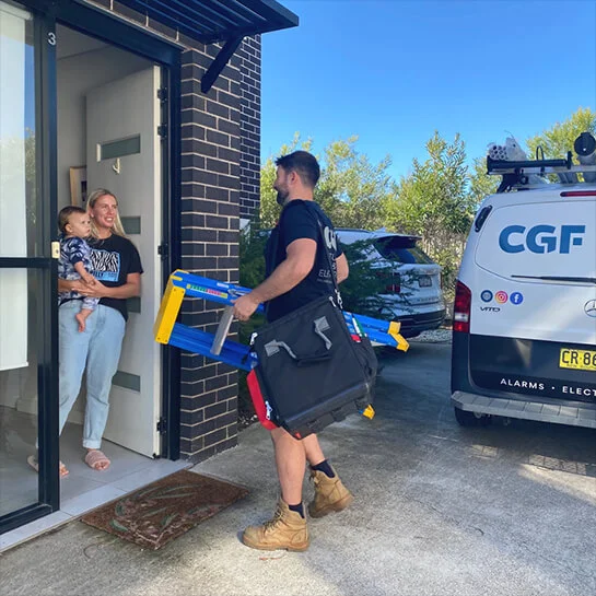 cgf home cctv installed for a client