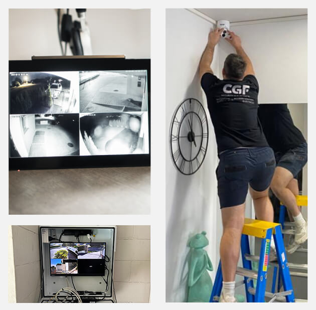 Commercial CCTV install home security