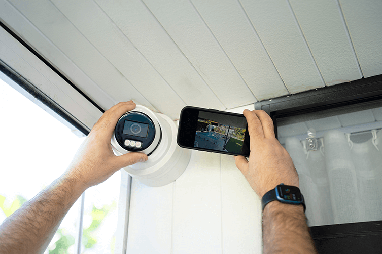How should I go about having CCTV installed for a client?