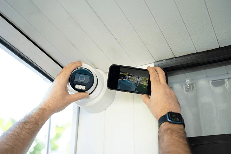How should I go about having CCTV installed for a client?